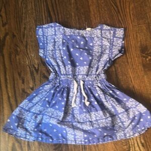 Crewcuts Kids Dress in Blue with White Accents